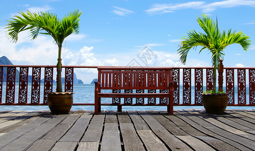 美丽的热带海泰国克拉比图片