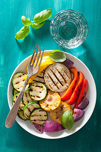 健康烤蔬菜图片