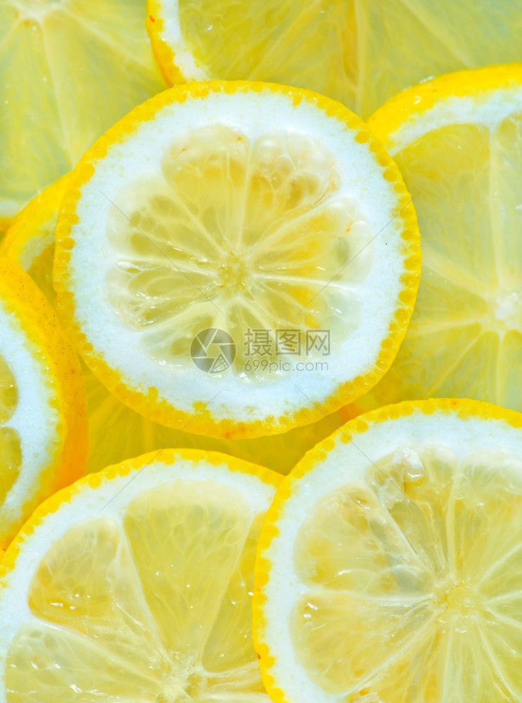 新鲜柠檬背景片图片