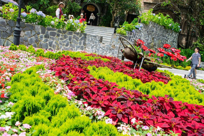 越南大BaNaHills的花园图片