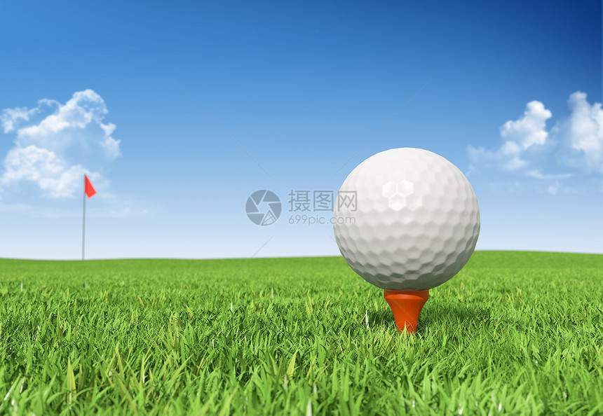 高尔夫球在地上高尔夫球在草地上图片