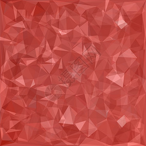 红色抽象多边形背景红色几何保护多边背景背景图片