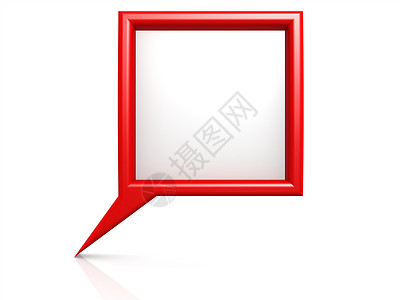 红对话框泡背景图片