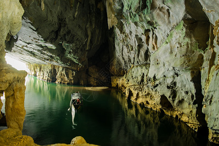 大连皮口越南公园FongNha洞穴口与地下河越南公园背景