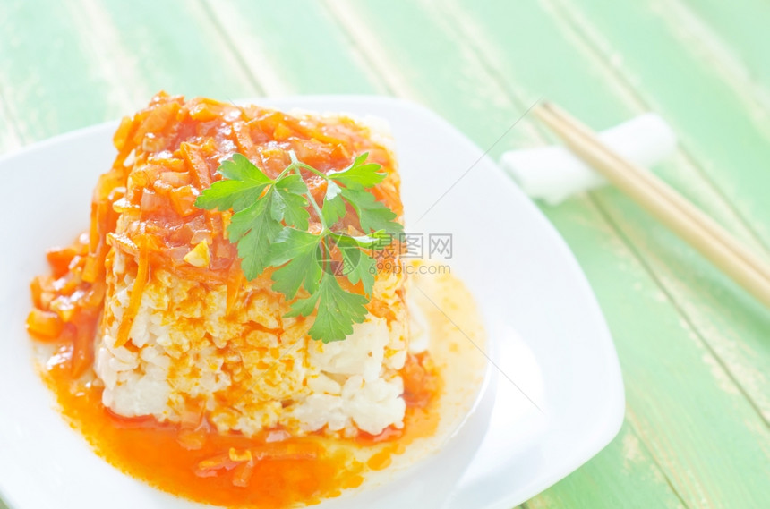 有酱米饭图片