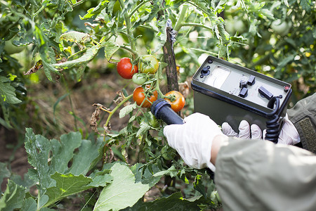 辐射测量花园设备高清图片