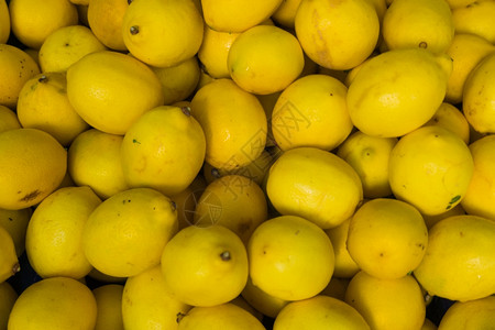 新鲜黄柠檬背景图片