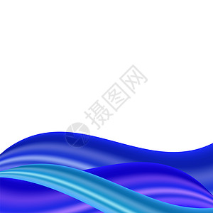 水背景摘要蓝波模式水背景图片