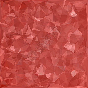 红色抽象多边形背景红色几何保护多边背景图片