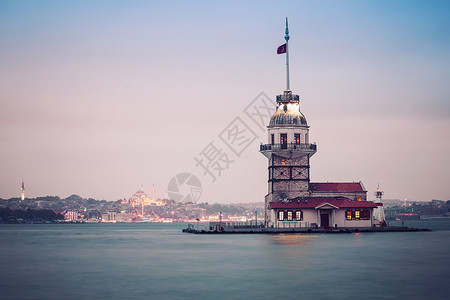 MaidensTowerKizKulesi土耳其伊斯坦布尔图片
