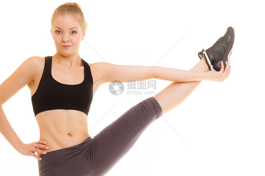 运动和积极生活方式运动型柔式健身图片