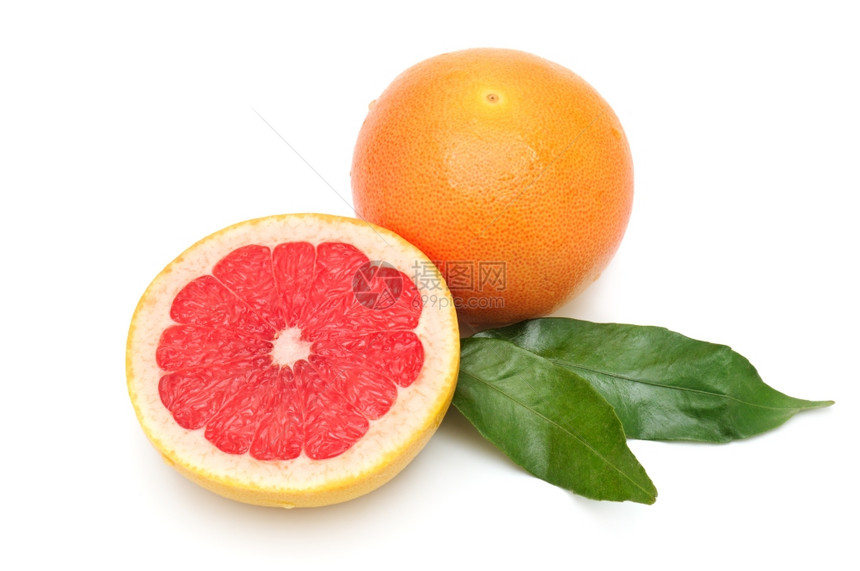 葡萄果和橙色白与葡萄果和橙色隔绝图片