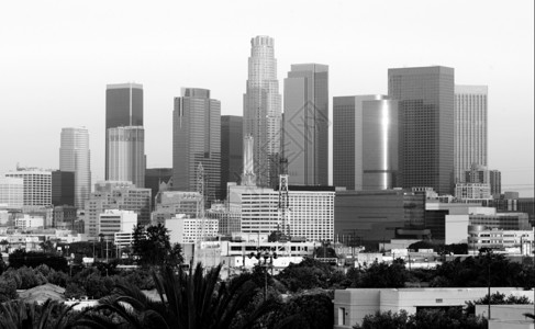 洛杉矶市中心的建筑和图片