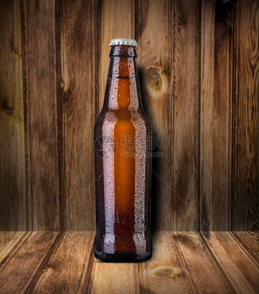 木背景啤酒瓶旧效果风格图片图片