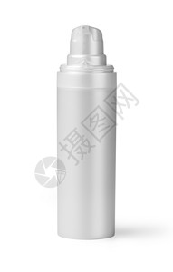 白塑料瓶有细雾润滑喷器用于化妆品香水除臭剂清新和剪路图片