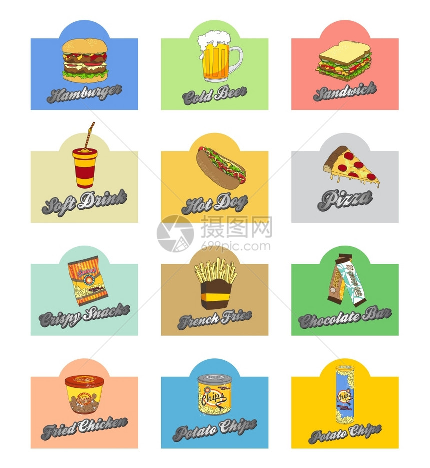 食品和饮料主题艺术矢量图形设计解食品和饮料主题艺术图片