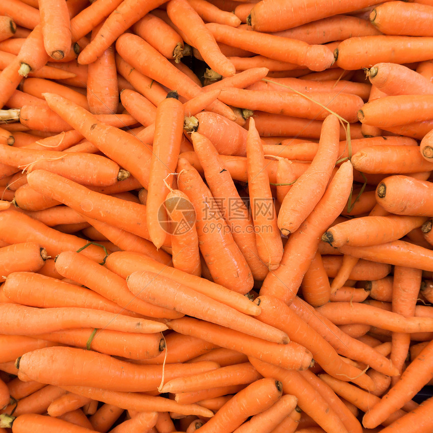 胡萝卜新鲜有机胡萝卜的背景纹理图片
