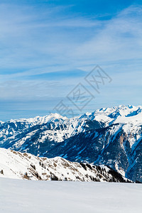 雪山阿尔卑斯高地貌背景图片