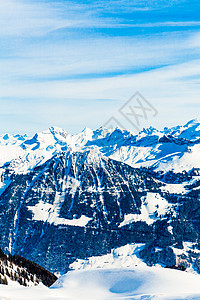 雪山阿尔卑斯高地貌背景图片