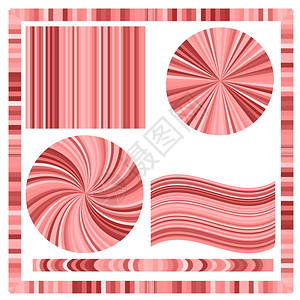白背景上孤立的粉红框架和圆粉红框架和圆图片