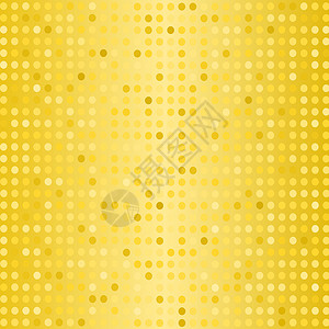 半色调模式半色调点集黄背景上的半调点质点效果高清图片