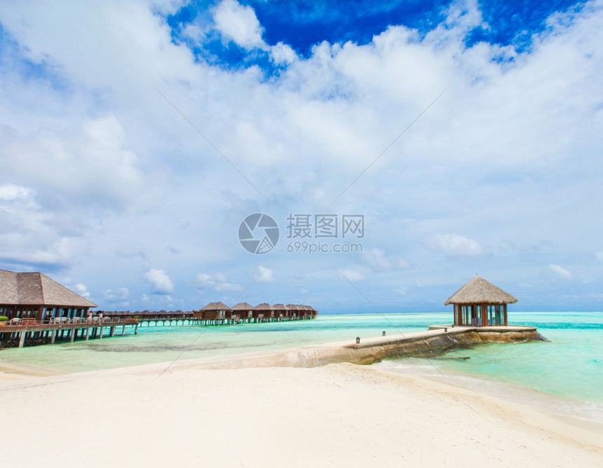 马尔代夫沙滩图片