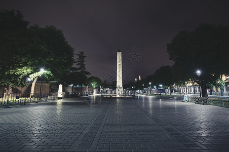 土耳其伊斯坦布尔广场方形尖碑图片
