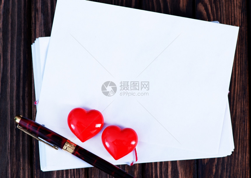 空复制间valentine卡或爱情信组成图片