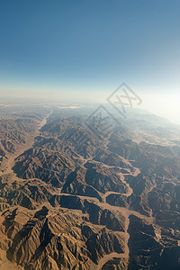 从空中看西奈山的脉图片