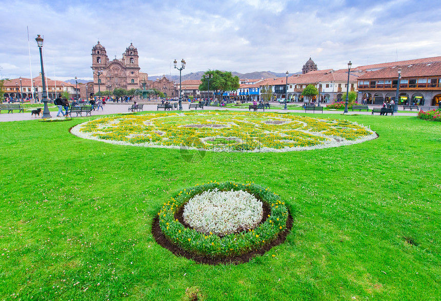 Cuzco教堂的景象图片