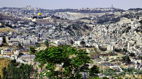 以色列耶路撒冷全景图片
