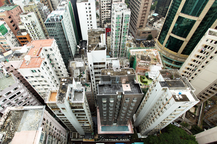 香港特区从摩天大楼看图片