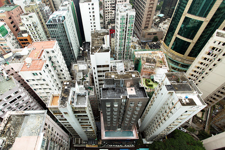 香港特区从摩天大楼看高清图片