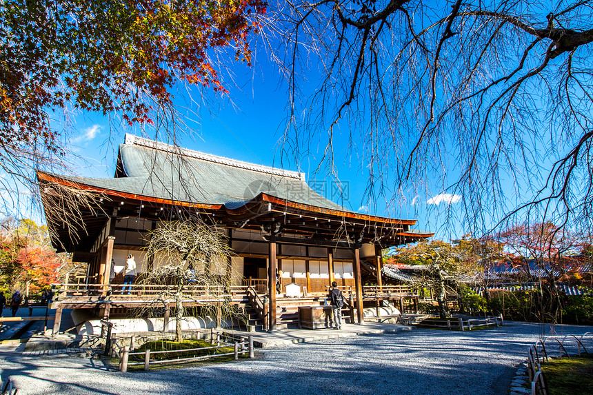 日本京都TenryujiUnesco世界遗产场址图片