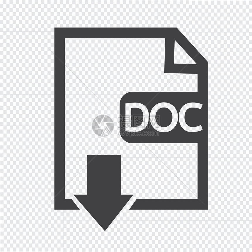 文件类型DOC图标图片
