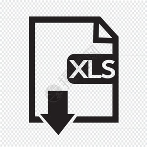 文件类型图标文件类型XLS图标背景