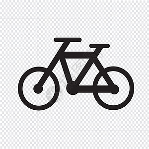 原创自行车图标自行车图标背景