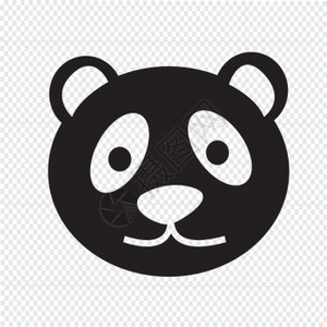 熊猫图标背景图片