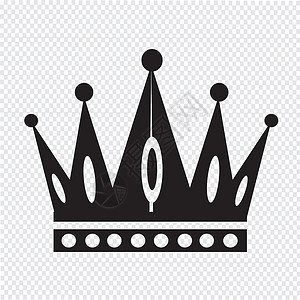 黑色皇冠素材皇冠图标背景