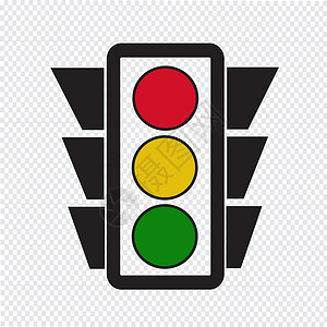 交通灯图标背景图片