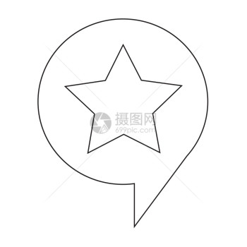 演示文词Bubbble恒星图标说明符号设计图片