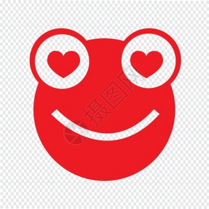 青蛙情绪图标说明符号设计图片