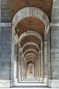皇家宫走廊西班牙马德里高清图片