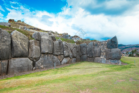 Sacsayhuaman秘鲁库斯科Inca考古遗址图片