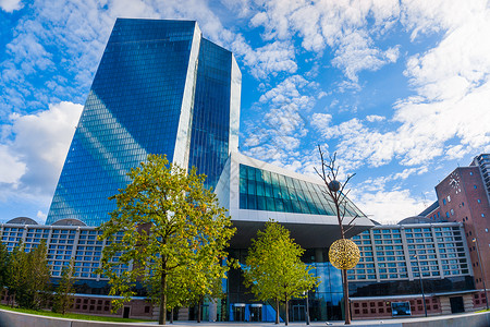 2015年9月日欧洲中央银行新总部图片