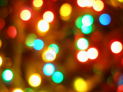 圣诞园林灯光抽象背景图片