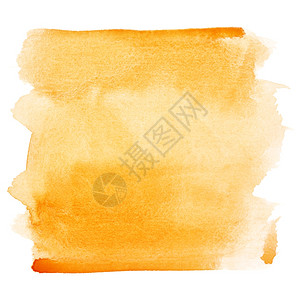 橙色水彩笔刷您自己的文字空间图片