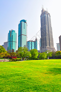 People上海市心广场公园背景图片