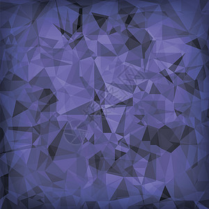 蓝色多边形背景蓝色水晶三角模式蓝色多边形背景图片