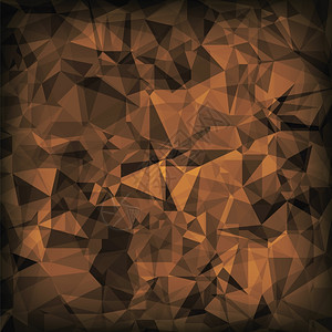 棕色多边形背景棕色水晶三角模式棕色多边形背景图片